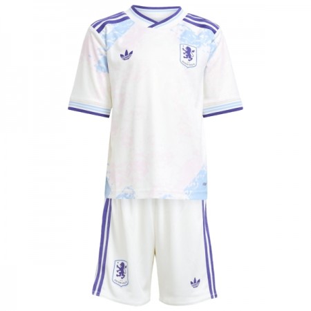 Fotbalové dresy Aston Villa Dětské Alternativní Dres 2025-26 Krátký Rukáv